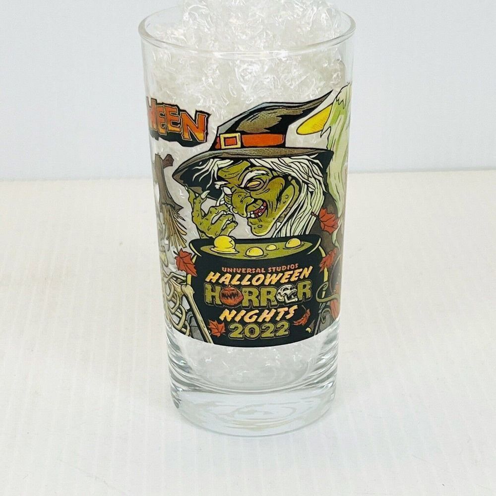 NEW 2022 Universal Studios Everyday Is Halloween Horror Nights HHN Glass